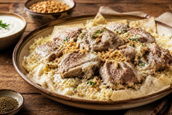 Mansaf: Jordan’s National Dish of Lamb, Rice, and Fermented Yogurt