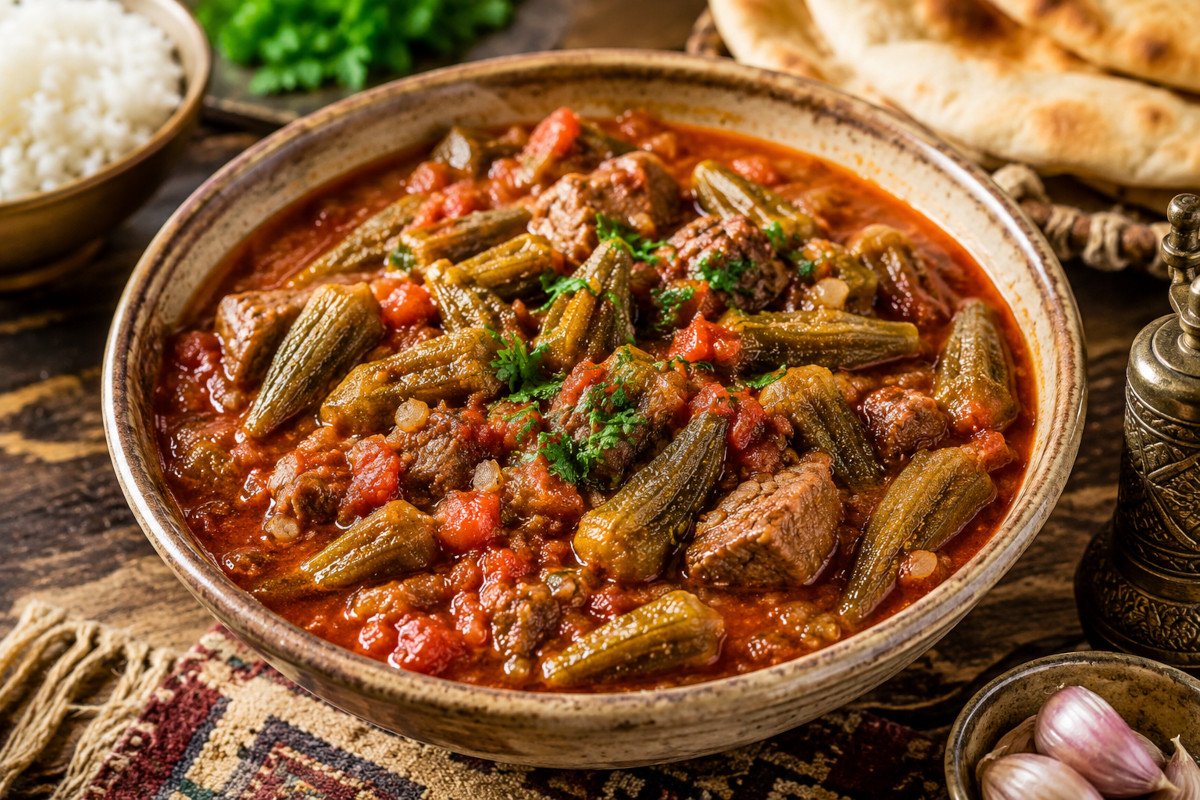 Bamia: The Okra Stew That Splits Opinion Along Texture Lines