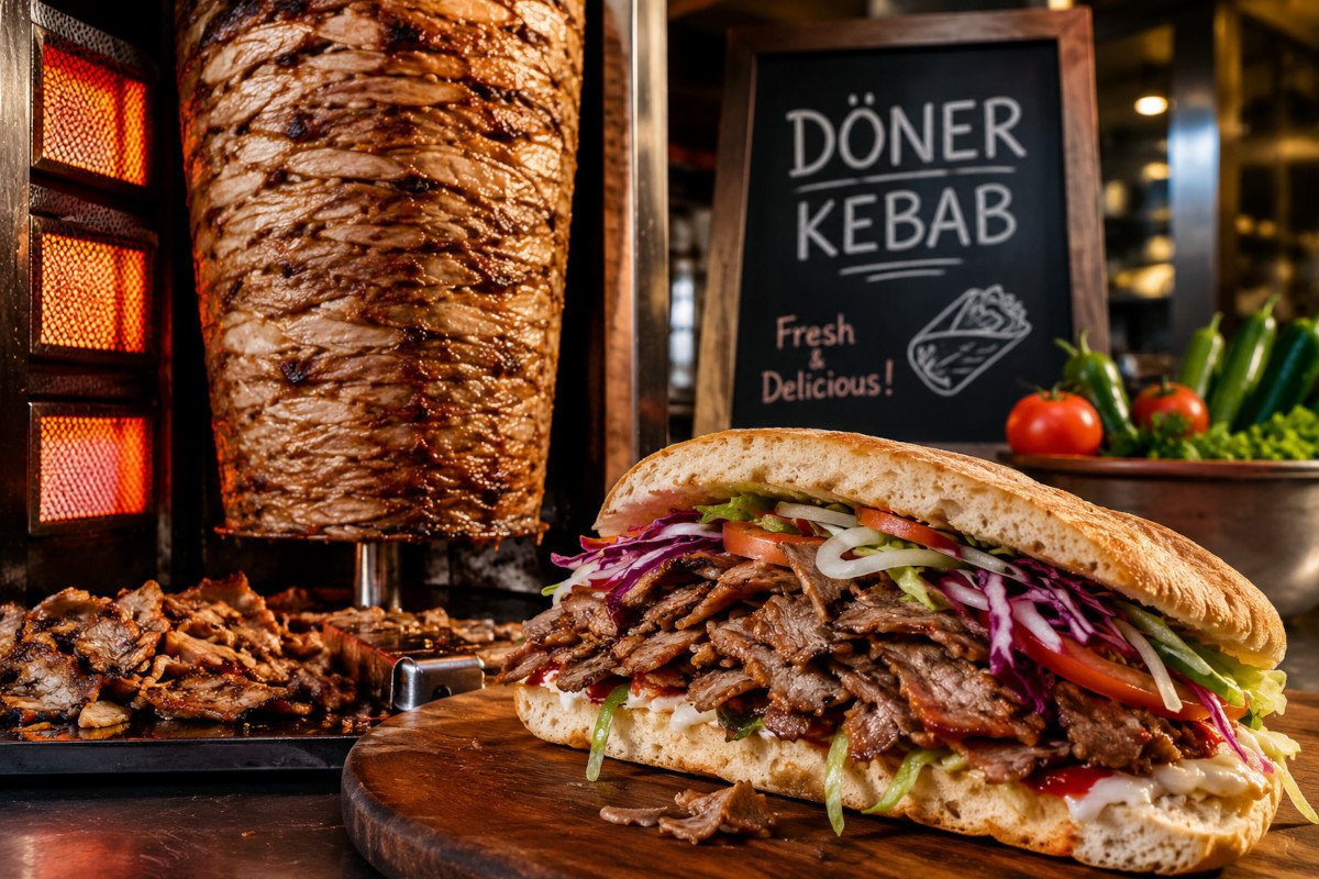 Döner Kebab: A Turkish Technique With a Disputed Berlin Chapter