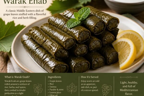 Warak Enab: The Patience Dish of Stuffed Grape Leaves