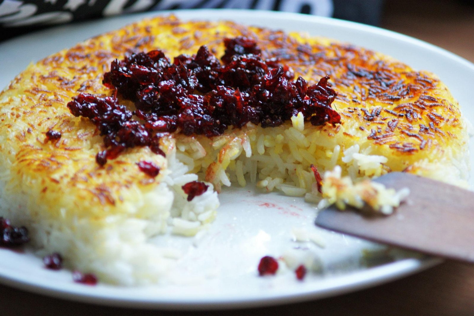 Zereshk Polo: The Persian Rice Dish Built Around a Tiny Tart Berry