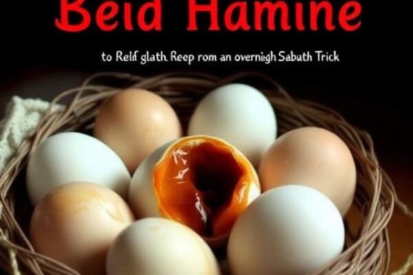 Beid Hamine: The Eggs That Turn Brown From an Overnight Sabbath Trick